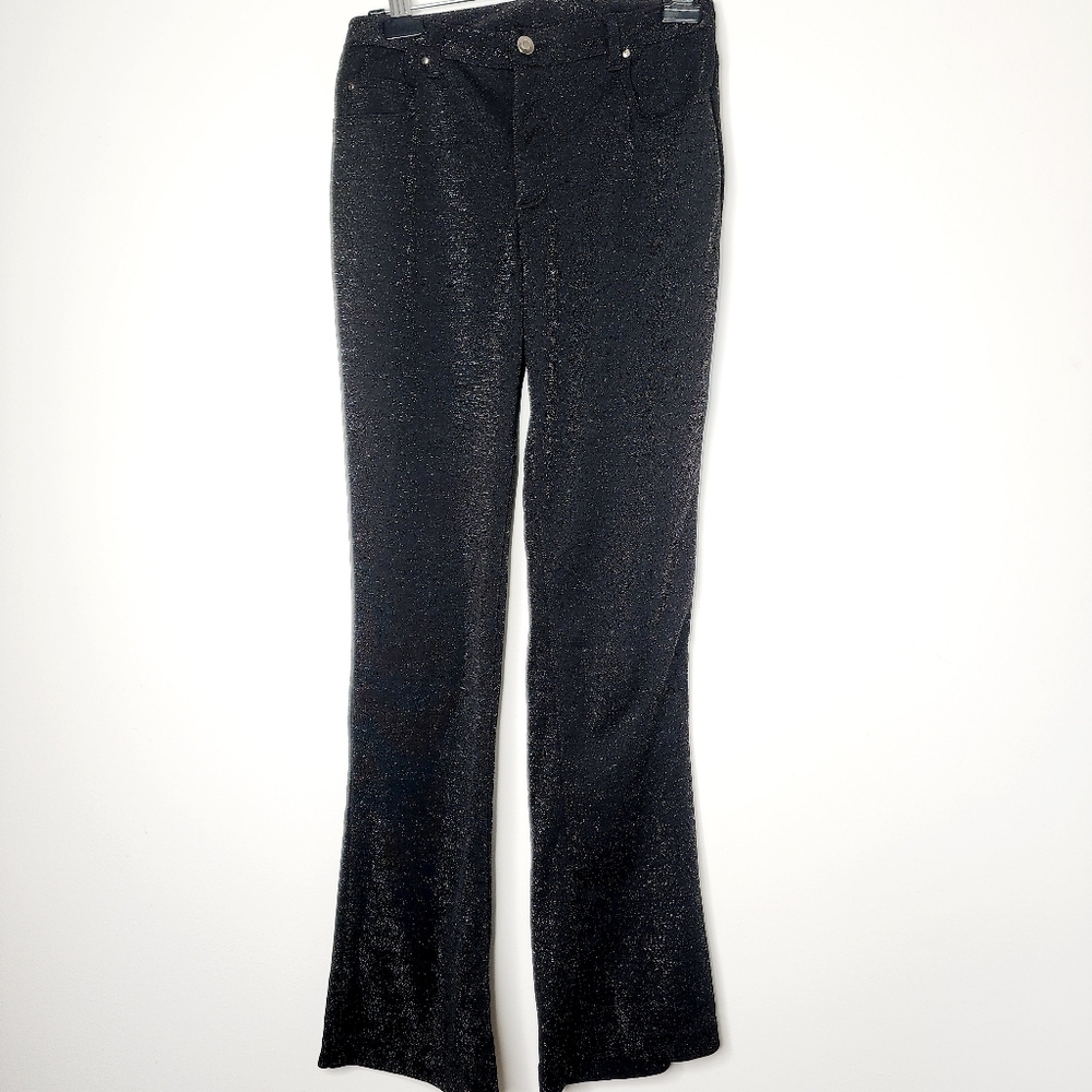 Y2K sparkle knit trousers womens 9‎
